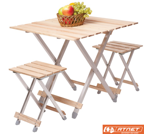 Комплект для пикника Vitan «ALUWOOD» большой