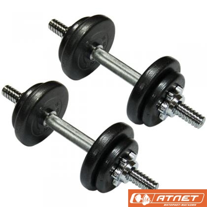 Гантель наборная стальная Newt 1шт 7,5 кг TI-968-744-8-1