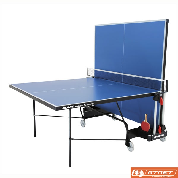 Теннисный стол Donic Outdoor Roller 400  + 2 ракетки в подарок