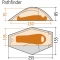 Палатка Wechsel Pathfinder 1 Zero-G (Sand) + коврик надувной 1 шт