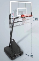 Стойка баскетбольная Spalding Gold 48" Rectangle Acrylic 66634CN