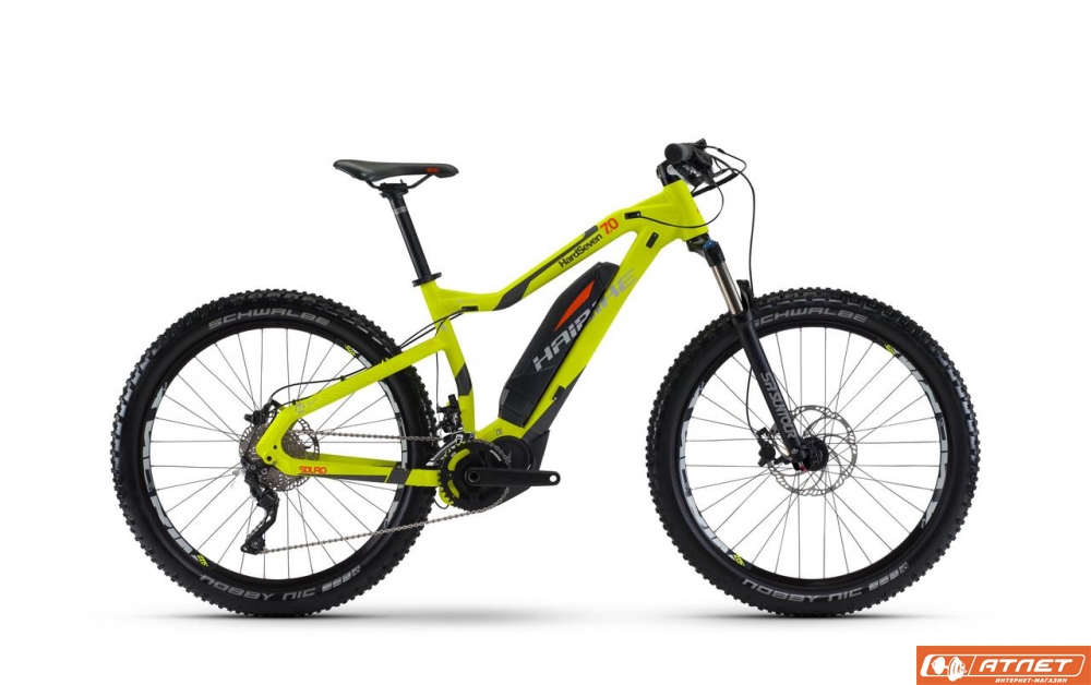 Велосипед Haibike SDURO HardSeven 7.0 500Wh 2017, рама 48см, лайм