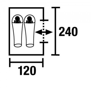 Палатка High Peak Innenzelt 200 x 140 cm