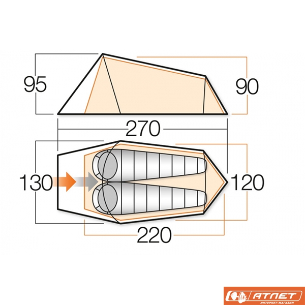 Палатка Vango Soul 200 River