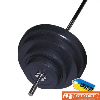 Штанга наборная, композитная Newt Rock 107 кг NE-KP-180-107